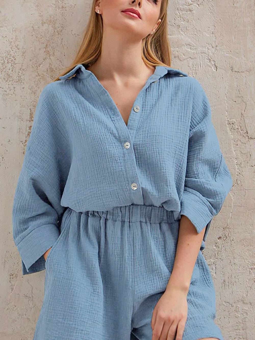 Blush Cotton Co-Ord Set