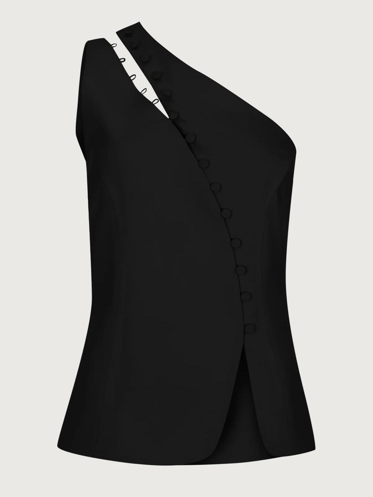 Ascent One-Shoulder Sculpted Top