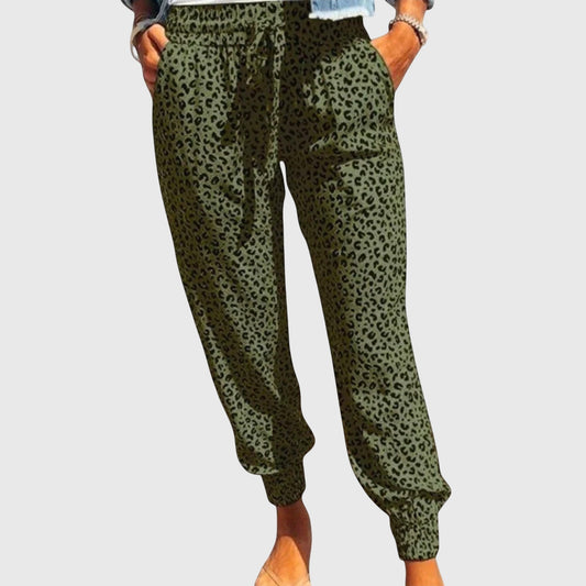 Feli - Wide-Leg Leo Pants