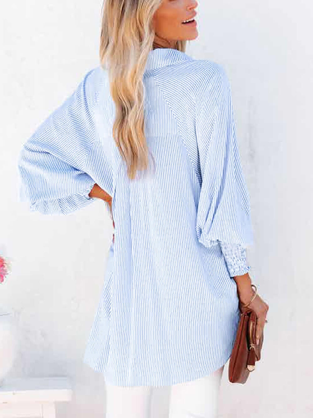 Skylight Striped Boyfriend Shirt