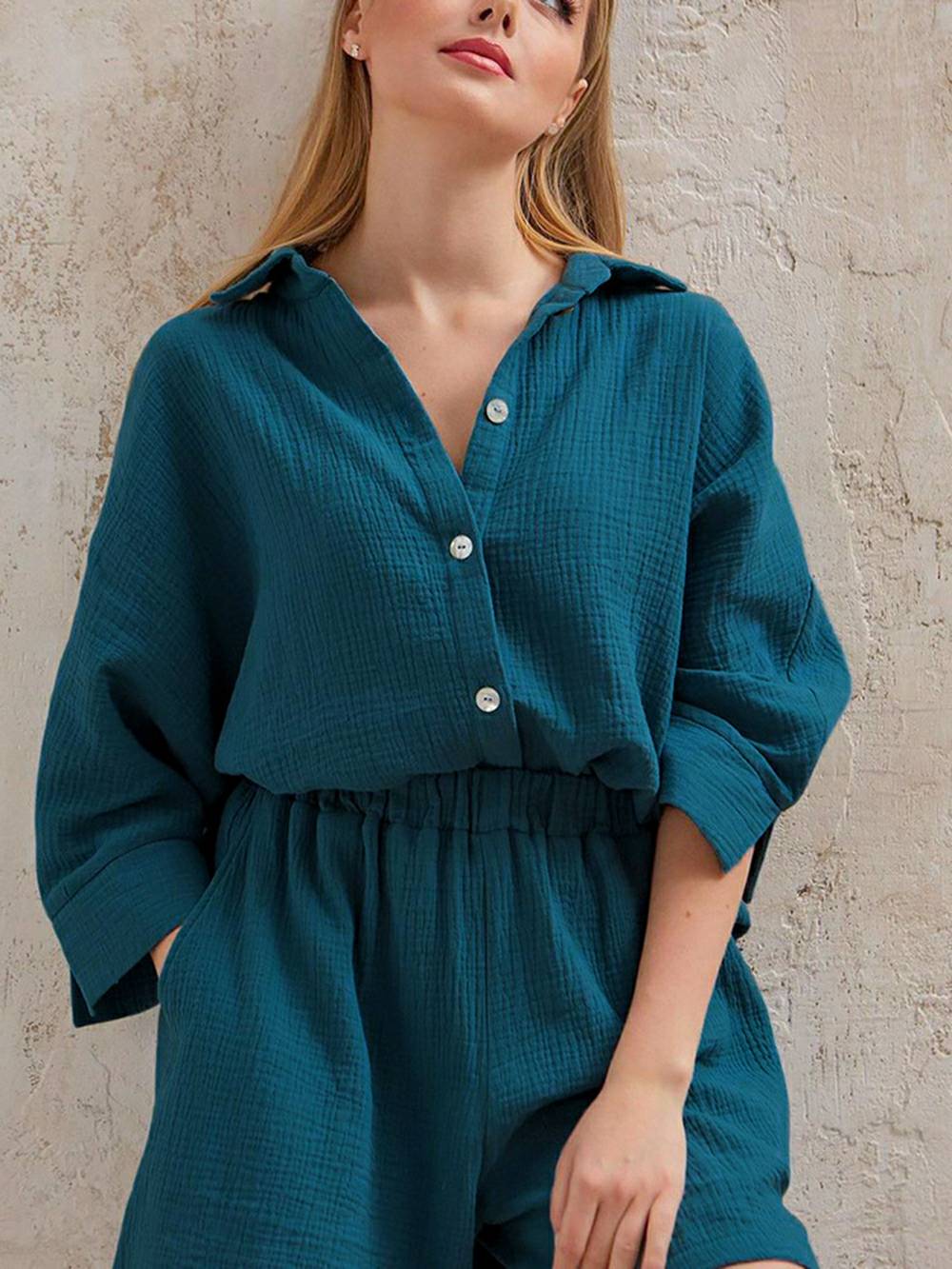 Blush Cotton Co-Ord Set