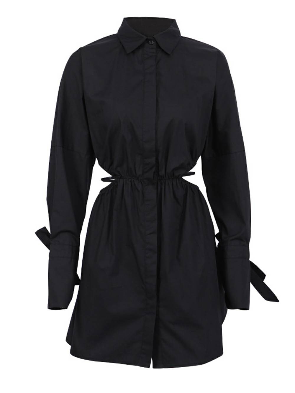 Waist-Tie Off-Shoulder Dress