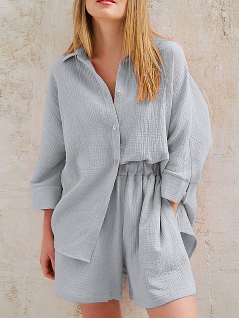 Blush Cotton Co-Ord Set