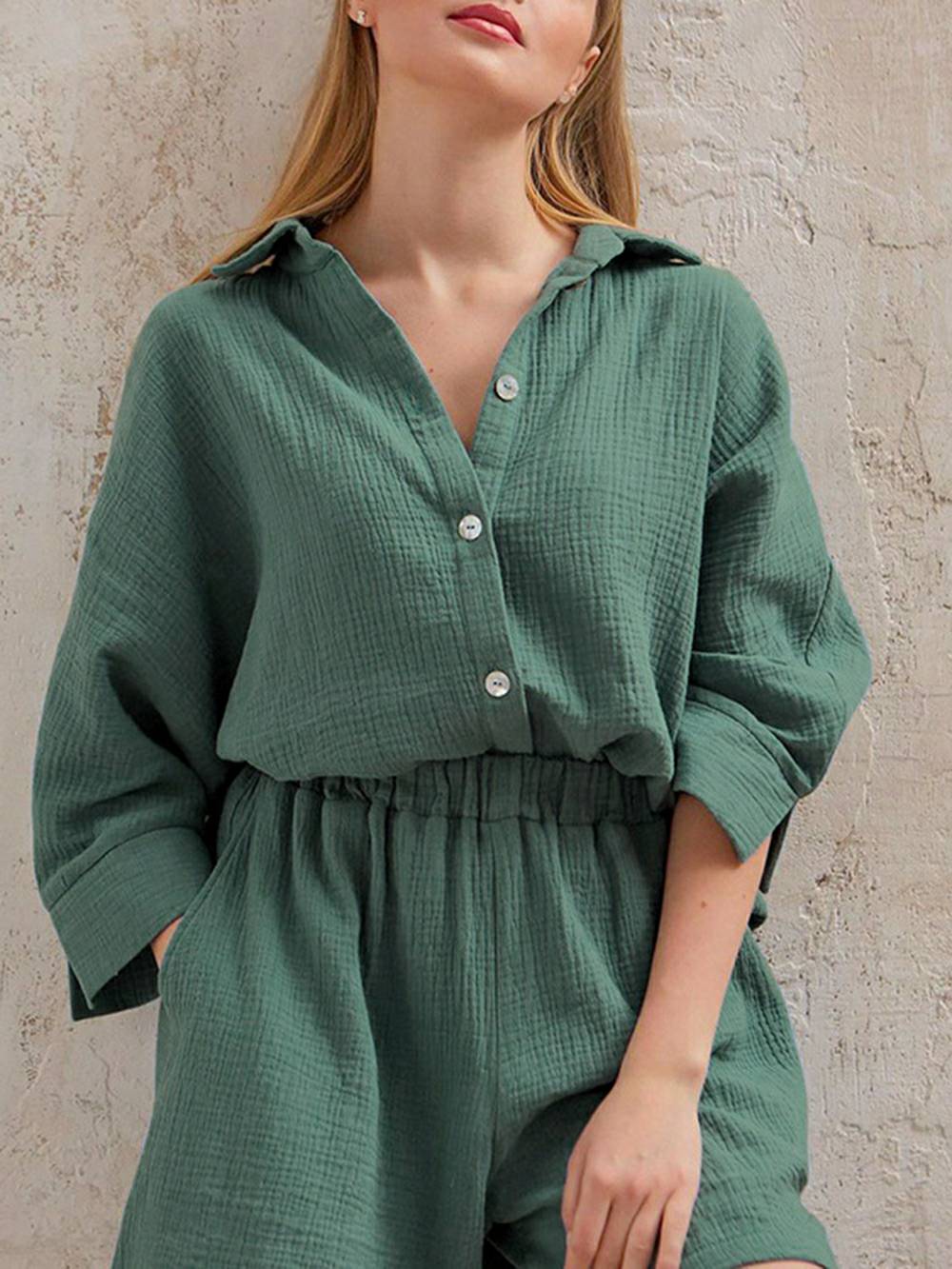 Blush Cotton Co-Ord Set