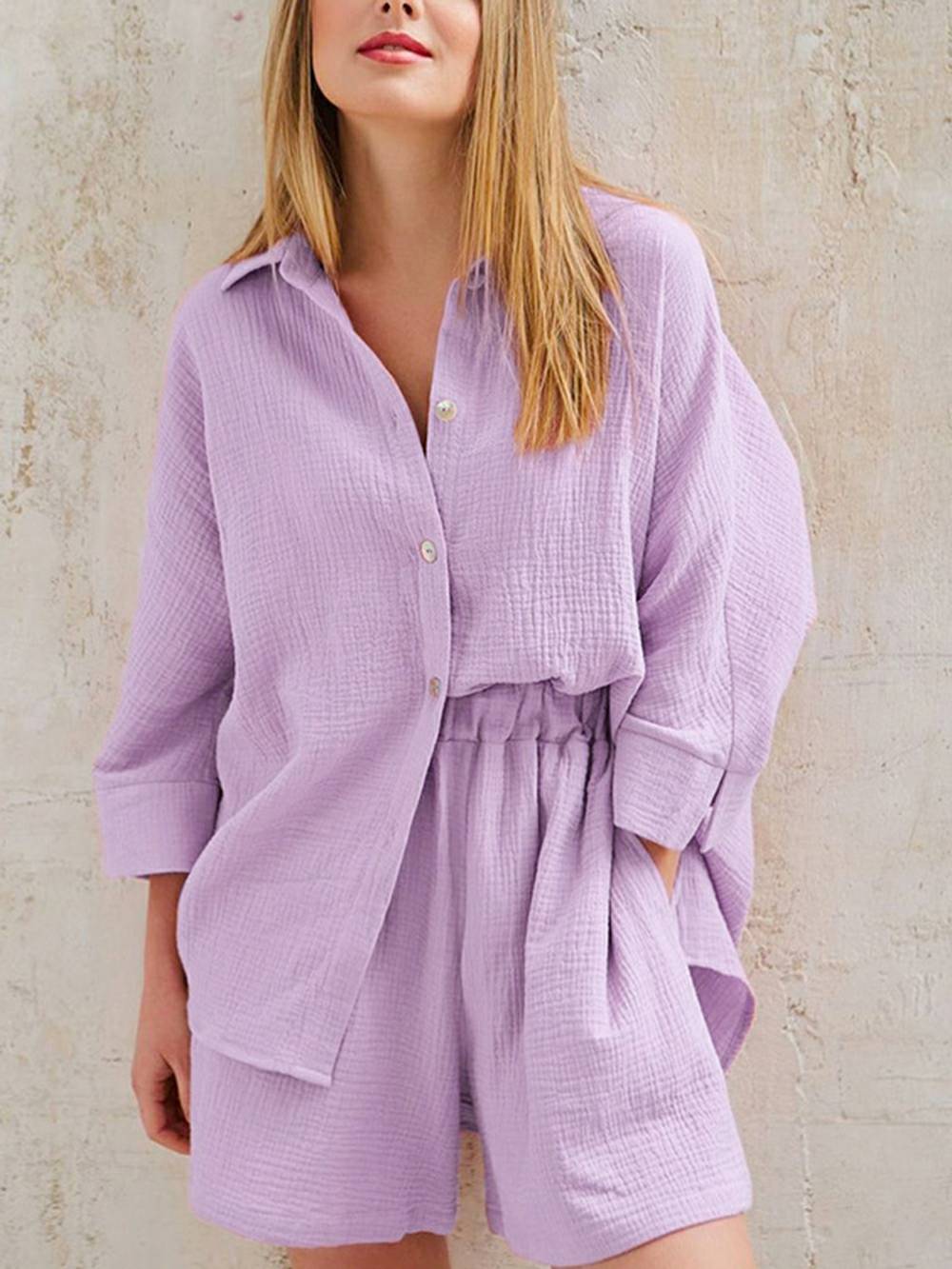 Blush Cotton Co-Ord Set