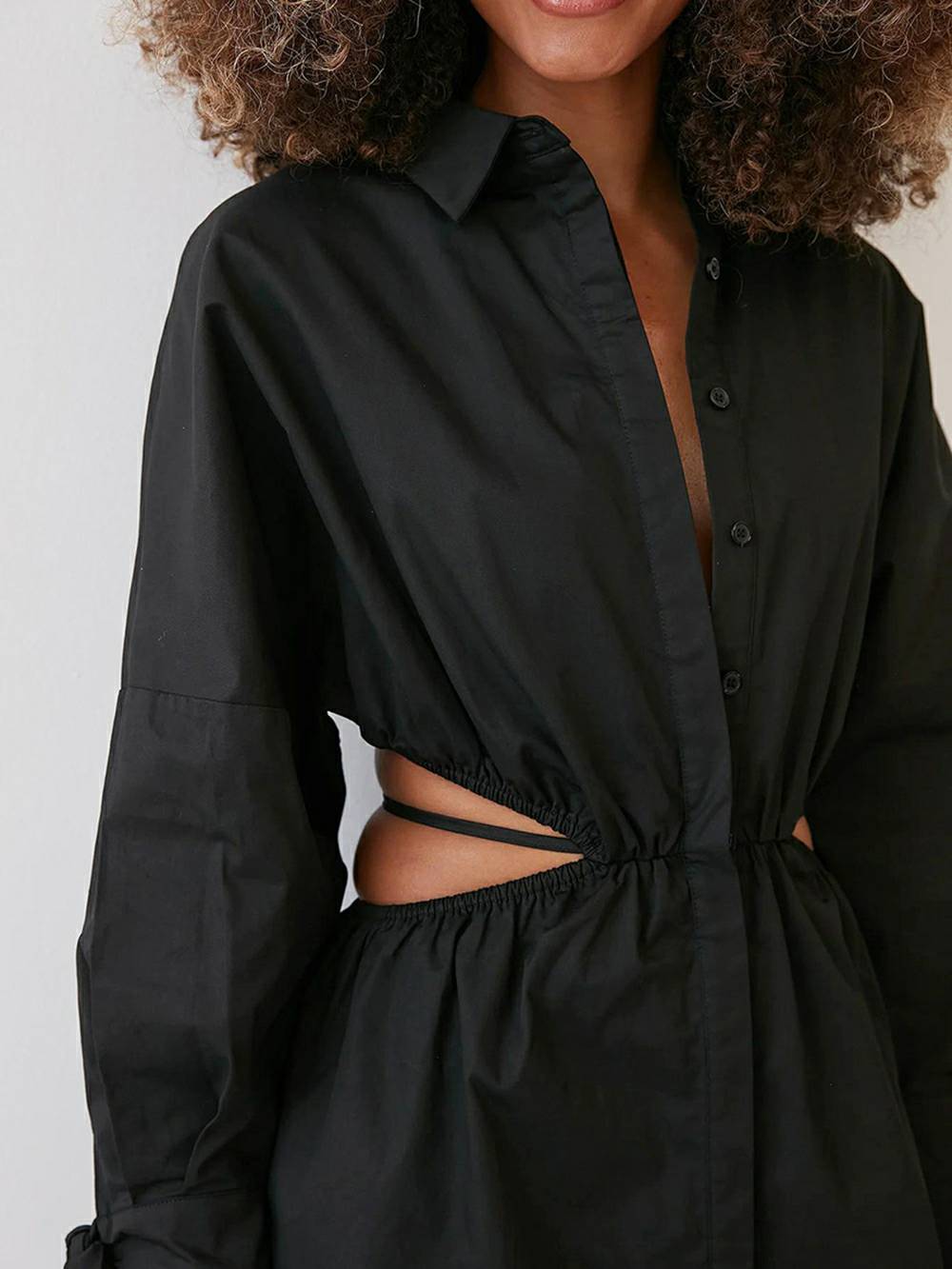 Waist-Tie Off-Shoulder Dress