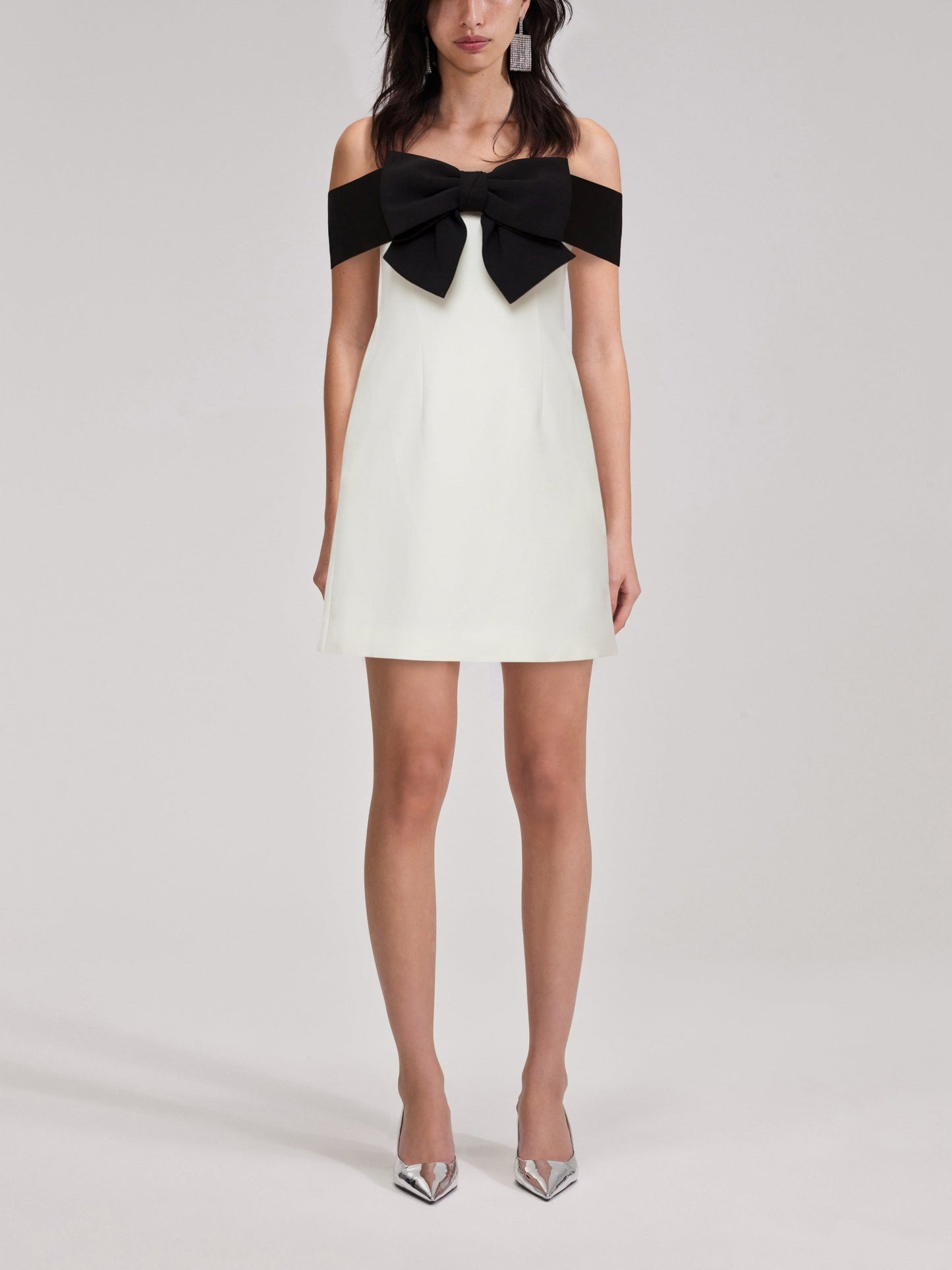 Juliette Off-Shoulder Bow Dress