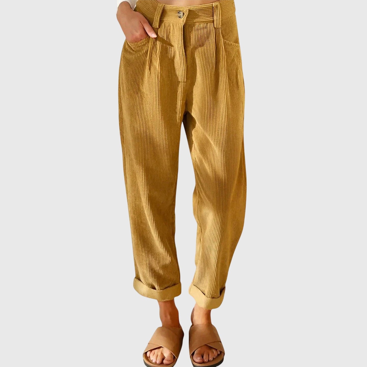 Jana - Contemporary Corduroy Trousers