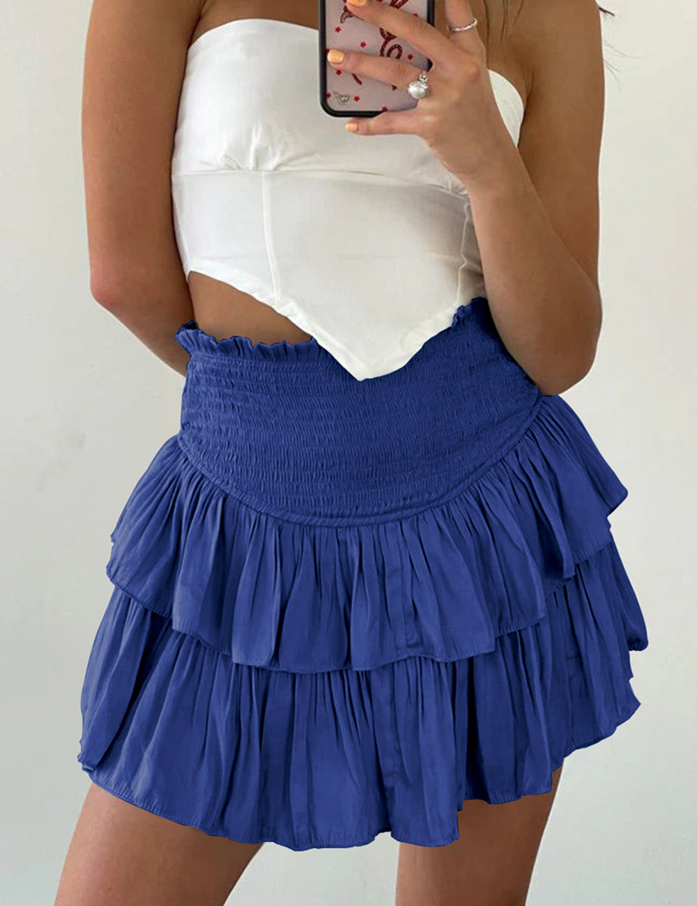 Delilah Ruffled Mini Skirt