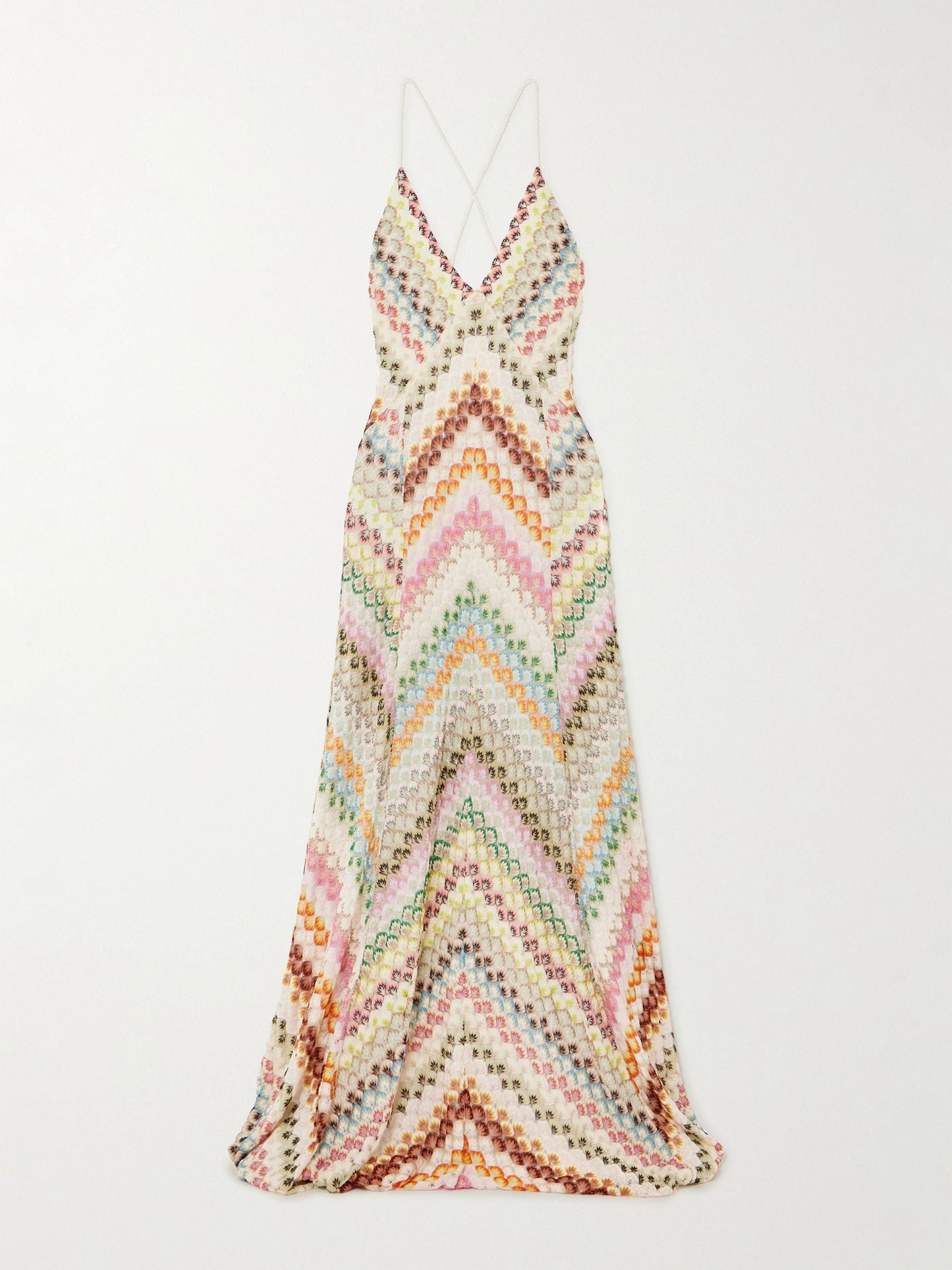 Isadora Herringbone Knit Maxi Dress