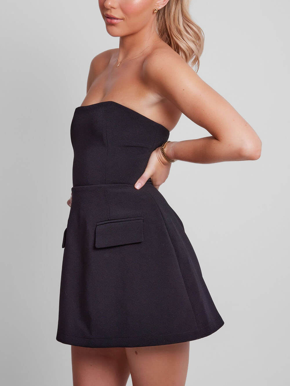 Isaline Strapless Sculpt Dress