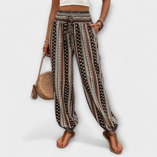 Scarlett - Ethnic Graphic Print Pants