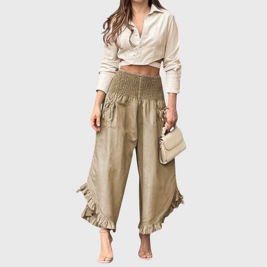 Jaya - Trendy Casual Pants with Stylish Pleats