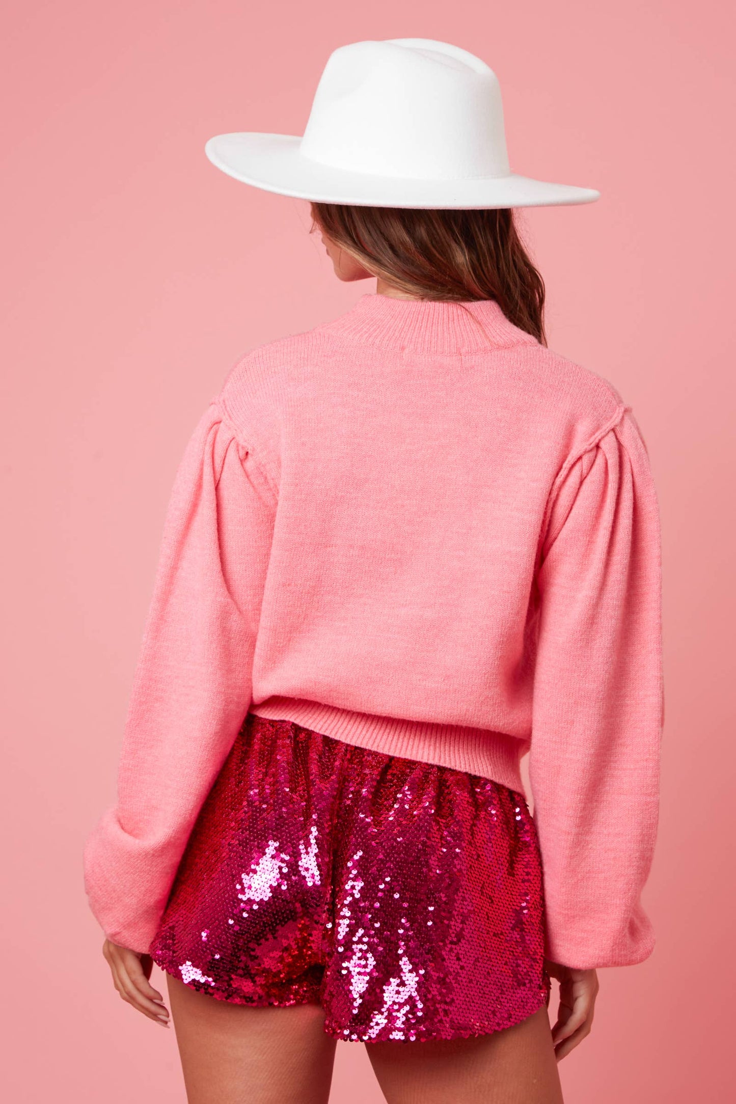 Midnight Shine High-Waisted Skirt