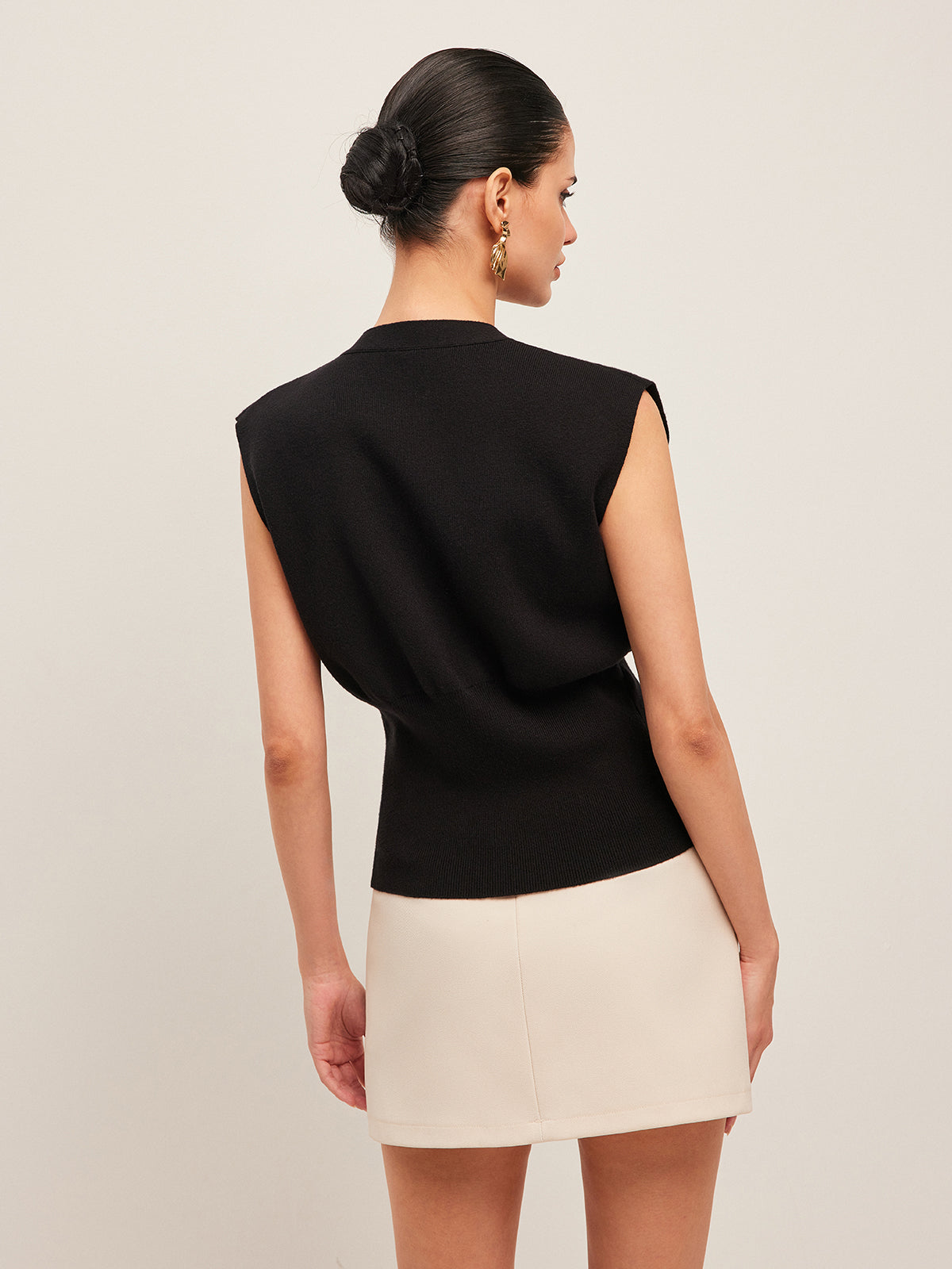 Kinga V-Neck Knit Vest