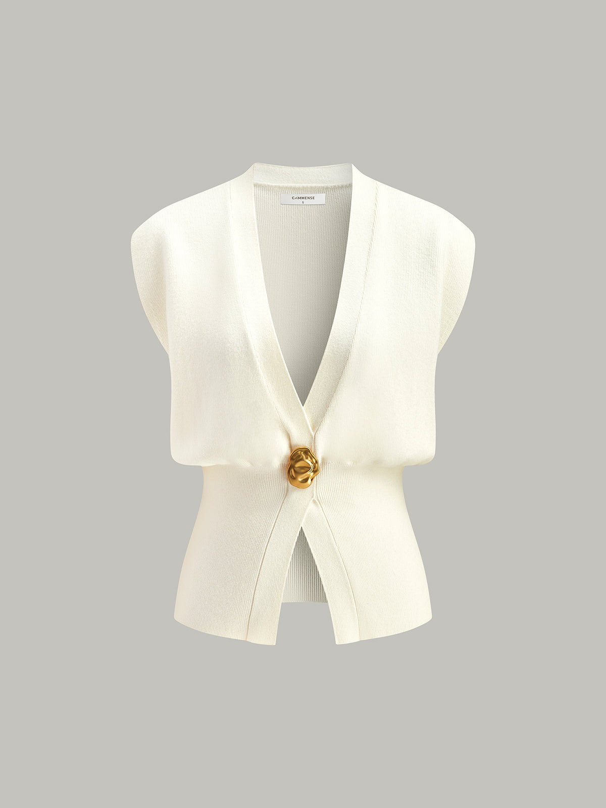 Kinga V-Neck Knit Vest