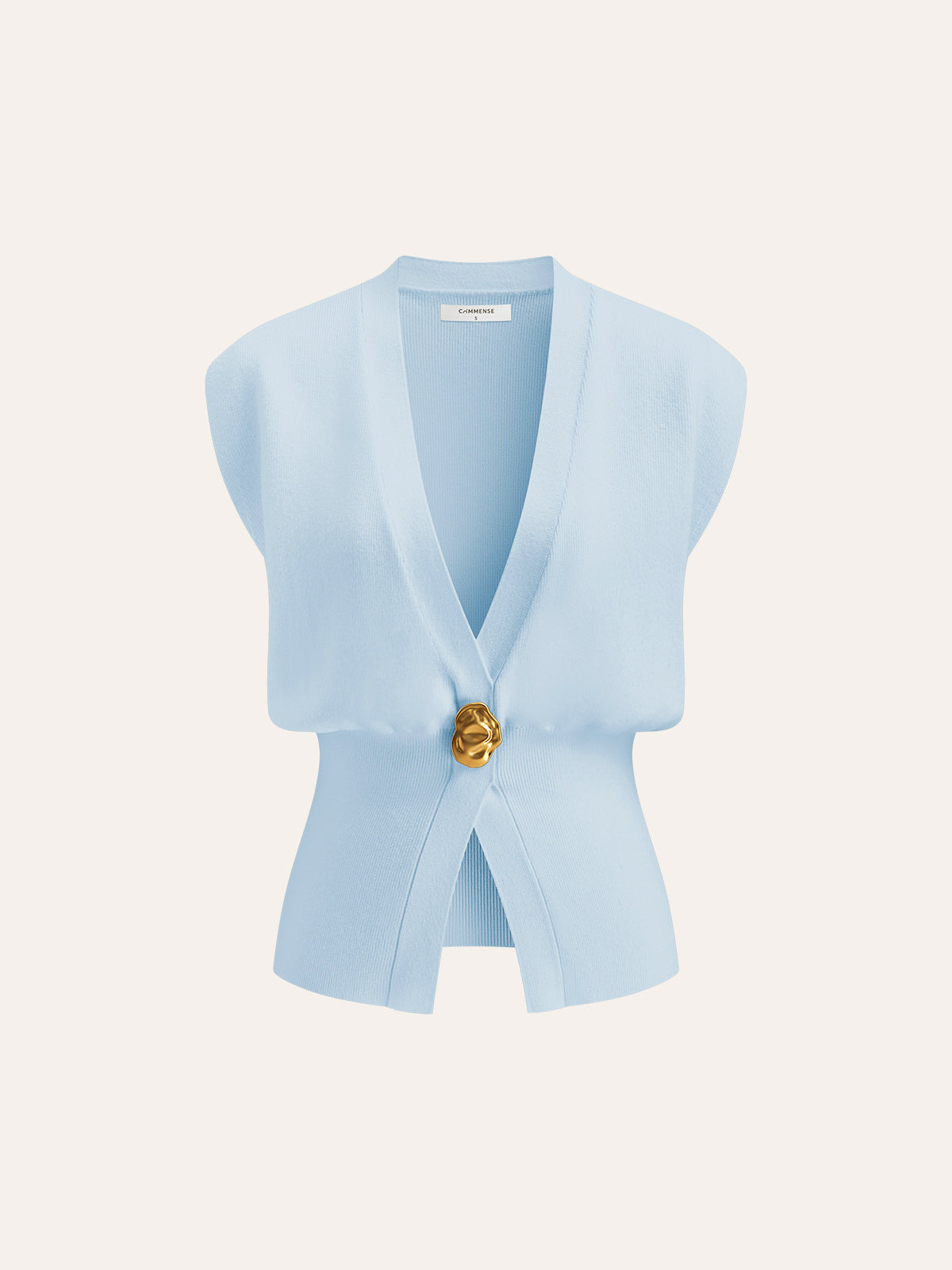 Kinga V-Neck Knit Vest