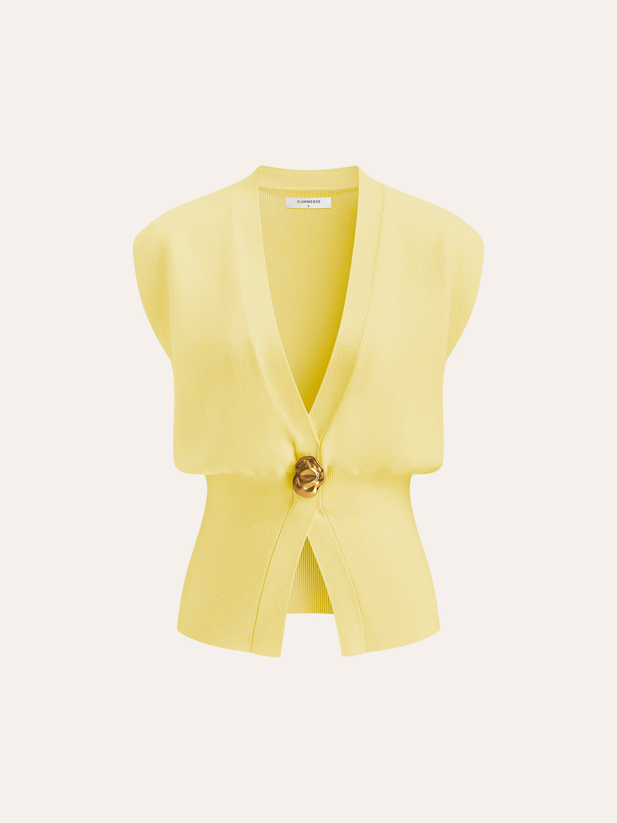 Kinga V-Neck Knit Vest