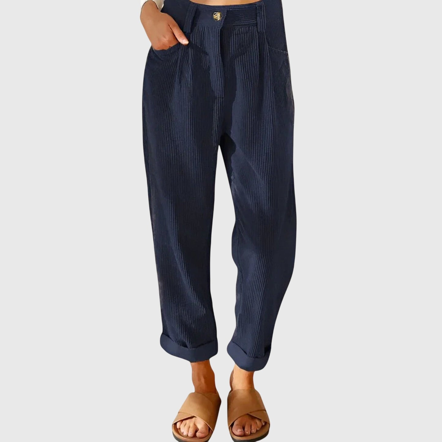 Jana - Contemporary Corduroy Trousers