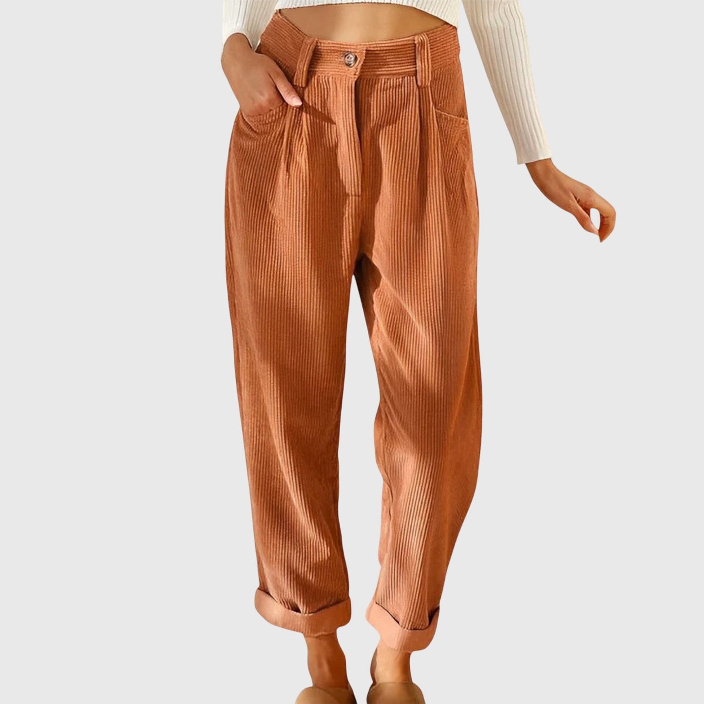 Jana - Contemporary Corduroy Trousers